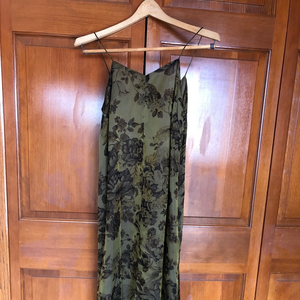 Beautiful, silk, Banana Republic long dress